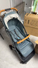 UPPAbaby MINU V3嬰兒推車(chē)可坐可躺超輕便攜嬰兒車(chē)可登機寶寶傘車(chē)口袋推車(chē) 霧霾藍DIL 曬單實(shí)拍圖