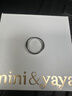 mini&yaya情人節禮物男朋友男生足銀戒指男士個(gè)性時(shí)尚單身尾戒生日禮物 曬單實(shí)拍圖