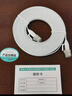 山澤 六類(lèi)網(wǎng)線(xiàn) CAT6類(lèi)千兆純銅扁平網(wǎng)線(xiàn) 電腦寬帶家用監控網(wǎng)絡(luò )連接成品跳線(xiàn) 白色8米BBP608 曬單實(shí)拍圖