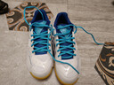尤尼克斯（YONEX）羽毛球鞋yy入門(mén)級訓練減震動(dòng)力墊男女SHB101CR 白/藍41碼 曬單實(shí)拍圖