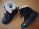 北面（The North Face）童鞋保暖鞋男女兒童中幫戶(hù)外鞋棉鞋|7W5X KX7/黑色 38 碼鞋長(cháng)24.5cm 曬單實(shí)拍圖