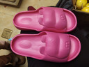 四季可穿拖鞋女居家防滑防臭eva家用室內浴室不臭涼拖鞋外穿 玫紅色 40-41 曬單實(shí)拍圖
