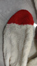 俞兆林（YUZHAOLIN）紅色圣誕襪子女本命年澳絨中筒襪加絨加厚保暖睡眠馬年新年地板襪 曬單實(shí)拍圖