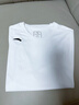 安踏（ANTA）短袖男速干t恤夏季新款冰絲圓領(lǐng)運動(dòng)上衣吸汗透氣跑步健身速干衣 【高性?xún)r(jià)比&吸濕速干】純凈白-8 2XL 男185 曬單實(shí)拍圖