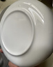 陶相惠陶瓷盤(pán)子深盤(pán)家用釉下彩2個(gè)裝湯盤(pán)菜碟子7英寸純白微波爐盤(pán)子骨瓷 曬單實(shí)拍圖