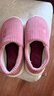 回力包跟棉拖鞋女士冬季新款外穿防滑厚底居家保暖棉鞋0792 紫色40-41 曬單實(shí)拍圖
