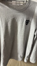 COMME DES GARCONS PLAY CDG 川久保玲 IT 情侶圓領(lǐng)長(cháng)袖T恤休閑簡(jiǎn)約 GYX/中灰色 L 曬單實(shí)拍圖