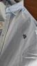 U.S. POLO ASSN.襯衫男春秋長(cháng)袖白色休閑工裝外套高端免燙抗皺寬松藍色男士襯衣 曬單實(shí)拍圖