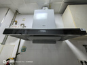 美的（Midea）抽吸排油煙機家用頂吸歐式吸油煙機22立方大吸力油煙機 揮手智控 抽煙機T36可配燃氣灶 曬單實(shí)拍圖