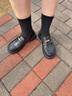 啄木鳥(niǎo)老爹鞋女2026春季新款韓版運動(dòng)潮鞋厚底增高旅游鞋百搭輕便休閑鞋 灰色 37 (235mm) 曬單實(shí)拍圖