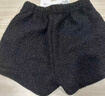 雪茜曼復古燈芯條絨短褲女秋冬2026新款顯瘦闊腿高腰百搭寬松短褲 曬單實(shí)拍圖