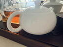 憶壺茶羊脂玉瓷西施壺陶瓷泡茶壺家用小茶具高端純手工功夫茶具 曬單實(shí)拍圖