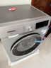 西門(mén)子（SIEMENS）iQ300 10KG大容量全自動(dòng)變頻滾筒洗衣機 智能除漬 強效除螨 羊毛洗 15分鐘快洗WG52A108AW國家補貼 曬單實(shí)拍圖