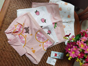 北極絨4條裝兒童內褲女童發(fā)育期純棉女孩學(xué)生10A抑菌平角短褲寶寶中大童 曬單實(shí)拍圖
