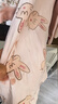 童泰（TONGTAI）女寶寶連衣裙夏季薄款純棉兒童套頭睡衣女童家居服睡裙粉色90cm 曬單實(shí)拍圖