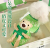 華元寵具（hoopet）狗狗衣服冬季保暖幼犬比熊小狗秋裝博美泰迪小型犬寵物毛衣冬天 【推薦】可愛(ài)小熊毛衣-綠 M：胸圍39cm（建議6-9斤） 曬單實(shí)拍圖