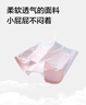 京東京造【50支莫代爾】棉兒童內褲大童小童平角女童抗菌四角短褲150 曬單實(shí)拍圖