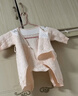貝瑞加（Babyprints）寶寶連體衣嬰兒秋冬夾棉保暖爬服護肚哈衣加厚家居衣服柔軟 黃66 曬單實(shí)拍圖