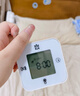 宜家（IKEA）KLOCKIS庫克斯鐘溫度計鬧鈴計時(shí)器白色現代簡(jiǎn)約北歐風(fēng) 白色7x7cm 曬單實(shí)拍圖