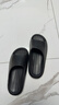 樸西男士四季抗菌室內浴室洗澡防滑居家情侶涼拖女 黑色 42-43 曬單實(shí)拍圖
