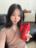嘉特（GiNT）保溫杯吸管杯女士高顏值紅色本命咖啡杯馬年新年禮物禮盒 【馬年限定】絳珠紅（316內膽+精美掛件） 曬單實(shí)拍圖