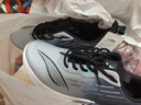 回力官方男鞋春季運動(dòng)鞋男百搭鞋子男新款跑步鞋男  灰黑 41 曬單實(shí)拍圖