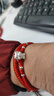 新馬年本命年999足銀十二生肖紅繩手鏈編織純銀飾品男女轉運禮物 生肖狗 999足銀 曬單實(shí)拍圖