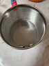 宅輕松不銹鋼炸鍋家用煮面湯鍋防燙木柄帶濾油炸籃炸串炸蛋奶鍋18cm 曬單實(shí)拍圖