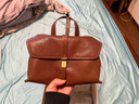 Songmont山下有松山行隨游mini小挎包通勤郵差公文包【新年禮物】 檀棕色 現貨 曬單實(shí)拍圖
