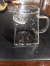 憶壺茶公道杯玻璃杯綠茶杯月牙過(guò)濾公道杯泡茶茶水分離杯子功夫茶具 【500ML】透明月牙過(guò)濾公道杯 曬單實(shí)拍圖