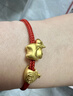 周生生黃金轉運轉 足金祥瑞祝福串珠 單顆定價(jià) 聚財錢(qián)包95930C 曬單實(shí)拍圖