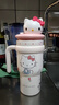 三麗鷗（SANRIO）凱蒂貓HelloKitty公仔冰霸保溫杯316不銹鋼帶吸管女女神禮物700ml 曬單實(shí)拍圖