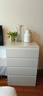 五斗柜臥室儲物柜子床尾置物柜客廳靠墻五斗櫥立柜家用抽屜收納柜 【四層四抽】暖白色60cm 曬單實(shí)拍圖
