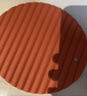 霜山硅膠隔熱墊創(chuàng  )意條紋餐桌墊加厚砂鍋防燙墊杯墊廚房臺面防滑墊 珊瑚紅-長(cháng)20*寬17.8*厚0.6cm 曬單實(shí)拍圖