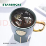 星巴克（Starbucks）墨綠色女神銘牌馬克杯390ml辦公水杯男咖啡杯陶瓷杯子女神節禮物 曬單實(shí)拍圖