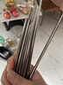 京東京造【100%純鈦】筷子家用高檔餐具中空防燙防滑耐高溫6雙 曬單實(shí)拍圖