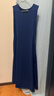 優(yōu)衣庫加長(cháng)款女裝AIRism高彈力無(wú)袖連衣裙/裙子26春夏新款482982 68 深藍色 S 曬單實(shí)拍圖
