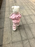 凡獵VOONLIE女童褲子冬裝2026新款洋氣兒童休閑外穿長(cháng)褲女寶寶保暖加絨直筒褲 粉色 90 cm 曬單實(shí)拍圖