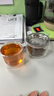 原初格物牡丹纏枝紋懶人泡茶神器茶水分離高硼硅耐熱玻璃壺辦公室泡茶壺 150ML甜甜圈泡茶壺（牡丹茶漏）+150ML雙層玻璃茶杯 曬單實(shí)拍圖
