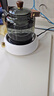 小型電陶爐家用迷你圍爐煮茶電茶爐不挑鍋具電磁爐多功能養生煮茶爐燒水煮咖啡電熱爐摩卡壺加熱爐 米白色2025年新款升級加大【700W】 曬單實(shí)拍圖