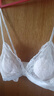 ubras26年新款花與愛(ài)麗絲輕薄蕾絲文胸罩套裝小胸性感舒適高級內衣女 白色 M 文胸內褲套裝 曬單實(shí)拍圖