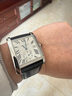 【二手99新】卡地亞男表坦克系列 劉德華同款 個(gè)性自動(dòng)機械商務(wù)休閑手表日期奢侈品腕表 瑞士品牌鐘表 【23年全套】34*44白盤(pán)W5330003 曬單實(shí)拍圖