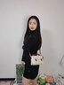 ANYSMIC包包女包輕奢侈大牌高端品牌女士包2026新款百搭劍橋單肩手提包 奶昔白【高端禮盒裝】 曬單實(shí)拍圖