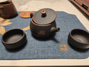 滇匠紫陶云南建水紫陶壺漢瓦壺手工非紫砂壺正品茶壺泡茶具套裝坭興陶 漢瓦【2杯送禮套裝】 200ml 曬單實(shí)拍圖