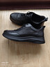 哈森（Harson）男鞋休閑皮鞋春季通勤厚底高端透氣商務(wù)休閑鞋 黑色 單里 39 曬單實(shí)拍圖