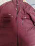 真維斯（Jeanswest）冬季羽絨棉服男寬松大碼加厚保暖棉襖子外套工裝連帽棉衣加肥加大 酒紅色 【加棉】 5XL 建議200-220斤 曬單實(shí)拍圖