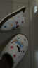 名創(chuàng  )優(yōu)品（MINISO）彩點(diǎn)狗狗卡通趣味毛毛居家鞋男秋冬可愛(ài)棉拖鞋月子鞋白咖40-41 曬單實(shí)拍圖