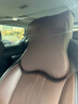齊選航空級汽車(chē)頭枕腰靠全皮款四季通用記憶棉頸枕靠枕車(chē)載座椅護頸枕 航空頭枕-全皮款【沉穩咖】 曬單實(shí)拍圖