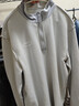 伯希和（Pelliot）抓絨衣男女搖粒絨春季戶(hù)外運動(dòng)沖鋒內膽立領(lǐng)上衣外套11331011灰L 曬單實(shí)拍圖