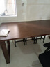 家逸實(shí)木大板桌去客廳化大長(cháng)桌家用長(cháng)方形餐桌辦公長(cháng)條桌學(xué)習書(shū)桌 曬單實(shí)拍圖